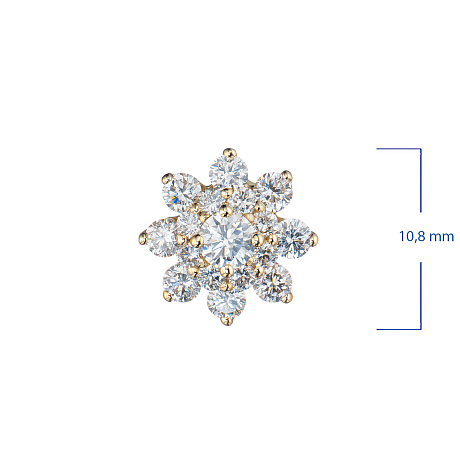 Подвеска из желтого золота