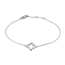 Браслет из белого золота c бриллиантами