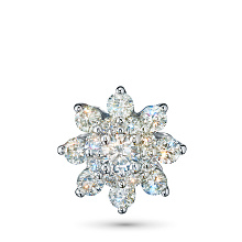 Подвеска из белого золота c бриллиантами