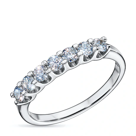 Кольцо из белого золота