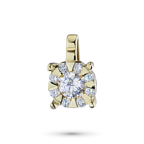 Подвеска из желтого золота