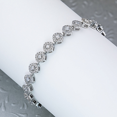 Браслет из белого золота