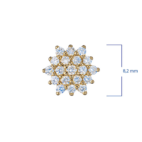 Подвеска из желтого золота