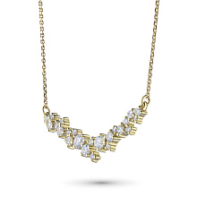 Колье из желтого золота c бриллиантами