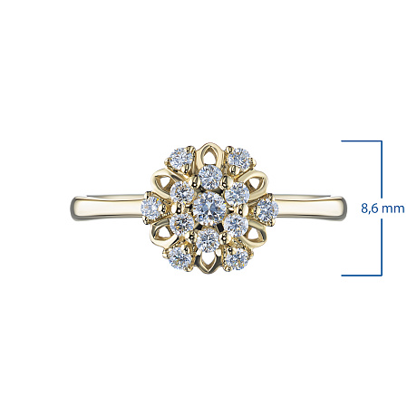 Кольцо из желтого золота