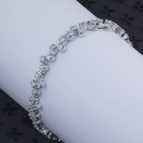 Браслет из белого золота