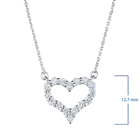 Колье из белого золота