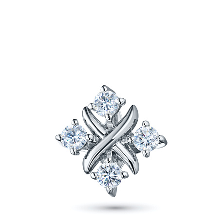 Классическая подвеска из серебра