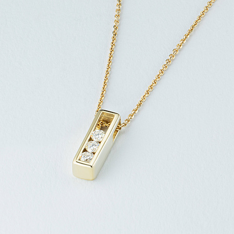 Подвеска из желтого золота