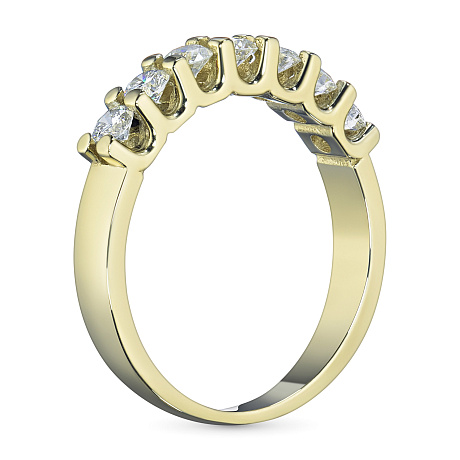 Кольцо из желтого золота с бриллиантами