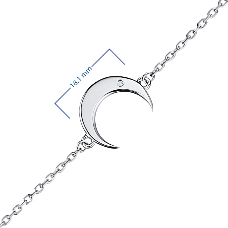 Браслет из белого золота