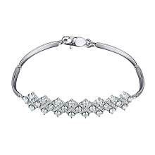 Браслет из белого золота c бриллиантами