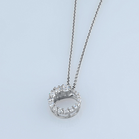 Подвеска из белого золота