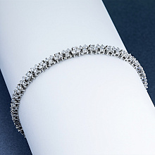 Браслет из белого золота c бриллиантами