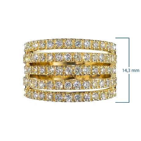 Кольцо из желтого золота