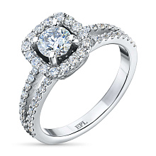 Кольцо из белого золота