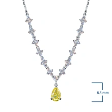 Колье из белого золота c бриллиантами