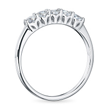 Кольцо из белого золота c бриллиантами