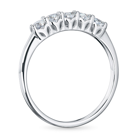 Кольцо из белого золота