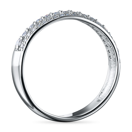 Кольцо из белого золота