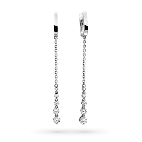Серьги из белого золота