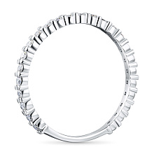 Кольцо из белого золота c бриллиантами