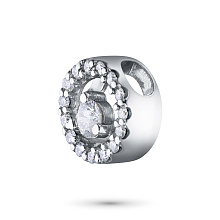 Подвеска из белого золота c бриллиантами