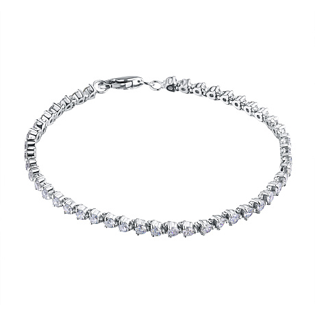 Браслет из комбинированного золота с бриллиантами