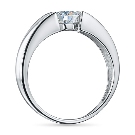 Помолвочное кольцо из белого золота