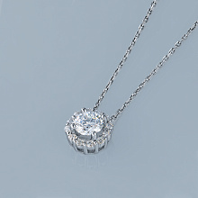 Подвеска из белого золота