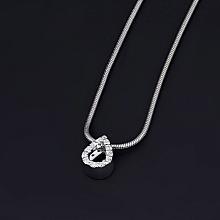 Подвеска из белого золота c бриллиантами