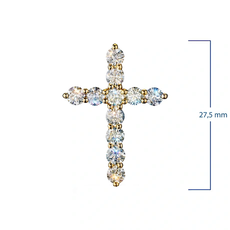 Подвеска из желтого золота