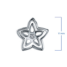 Подвеска из серебра с бриллиантом