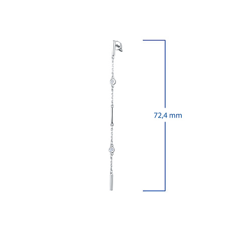 Пусеты из серебра