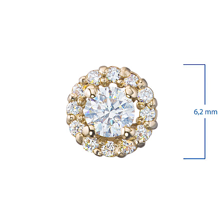 Подвеска из желтого золота