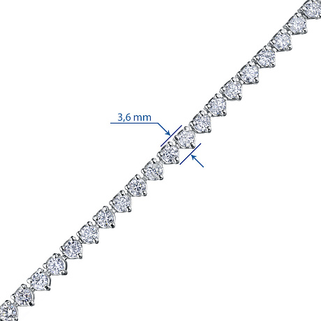 Браслет из белого золота