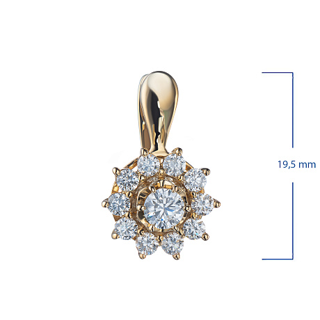 Серьги из желтого золота