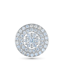 Подвеска из серебра c бриллиантами