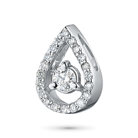 Подвеска из белого золота