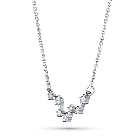 Колье из белого золота