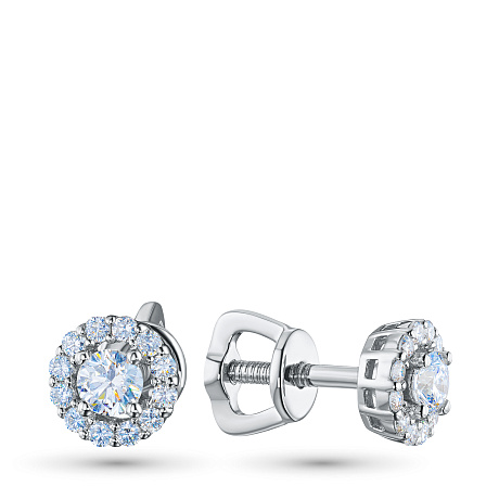 Пусеты из серебра