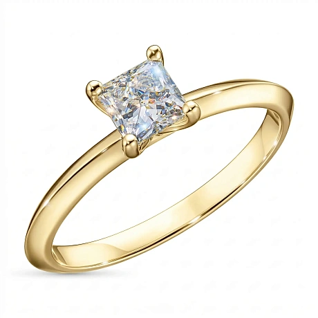 Кольцо из желтого золота