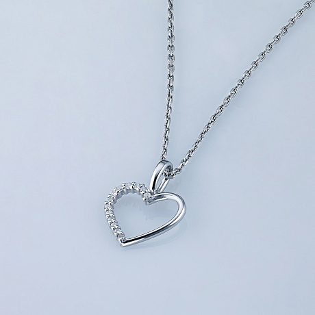 Подвеска из белого золота