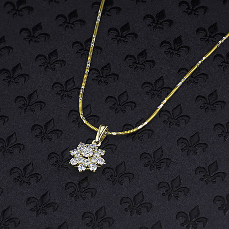 Подвеска из желтого золота