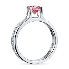 Кольцо из белого золота