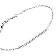 Браслет из белого золота c бриллиантами