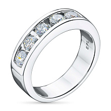 Кольцо из белого золота c бриллиантами