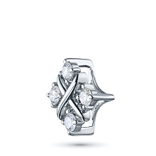 Подвеска из серебра c бриллиантами