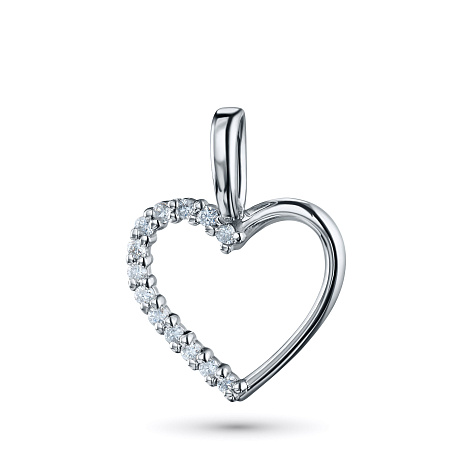 Подвеска из белого золота