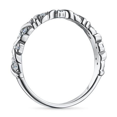 Кольцо из белого золота